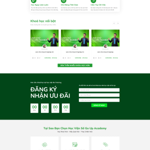 Theme WordPress bán Khóa học Online 3