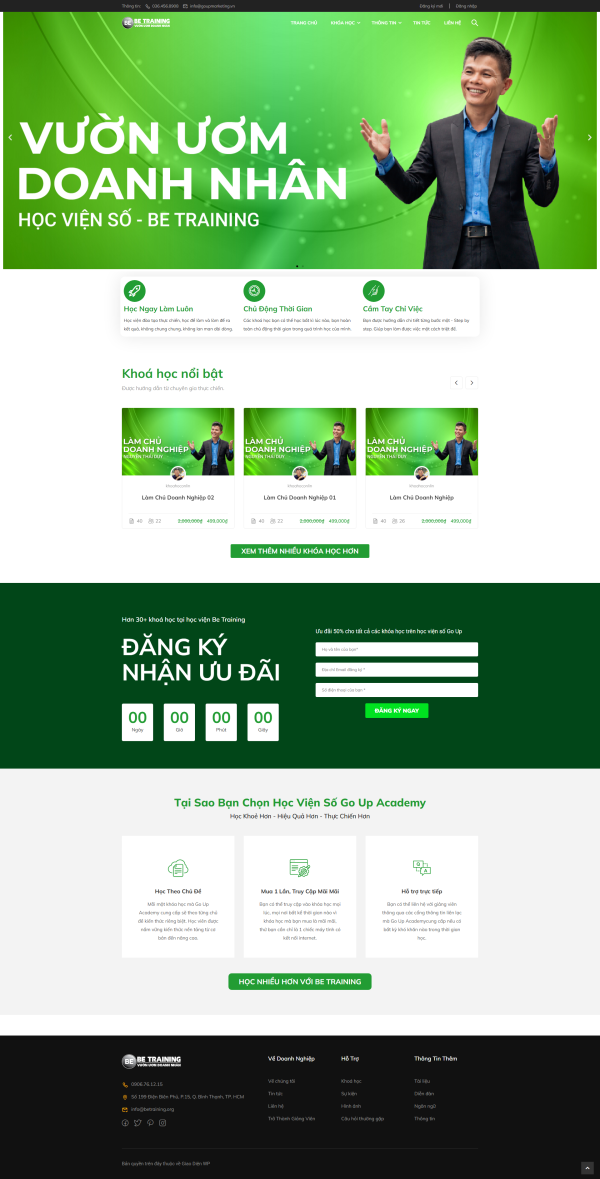 Theme WordPress bán Khóa học Online 3