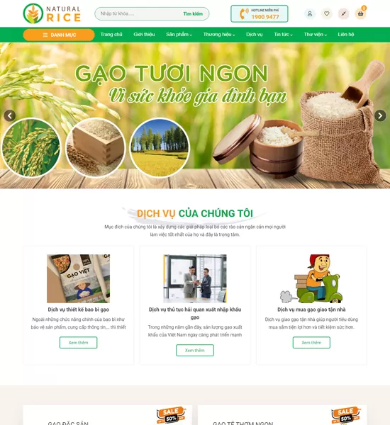 Nền Tảng Thiết Kế Website Bán Gạo Mà PhucT Digital Lựa Chọn Cho Bạn?