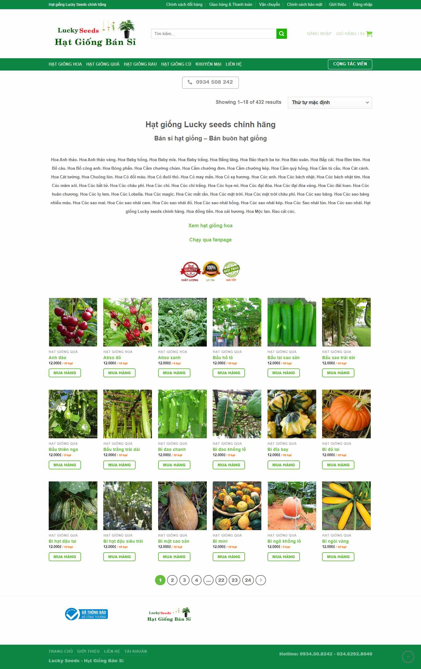 Những Tính Năng Cần Có Của Một Website Hạt Giống Cây Trồng Hiệu Quả