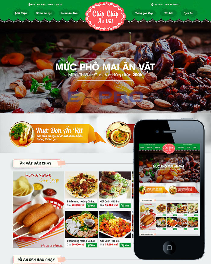 Những Tính Năng Cần Có Của Một Website Bán Đồ Ăn Vặt Hiệu Quả