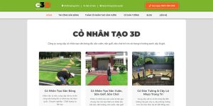 Dịch Vụ Thiết Kế Website Cung Cấp Và Thi Công Cỏ Nhân Tạo