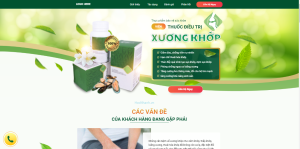 Landing Page Thực Phẩm Chức Năng