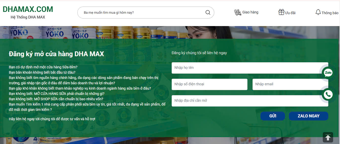 Tại sao nên thiết kế website phân phối sữa, sữa hạt tại PhucT Digital