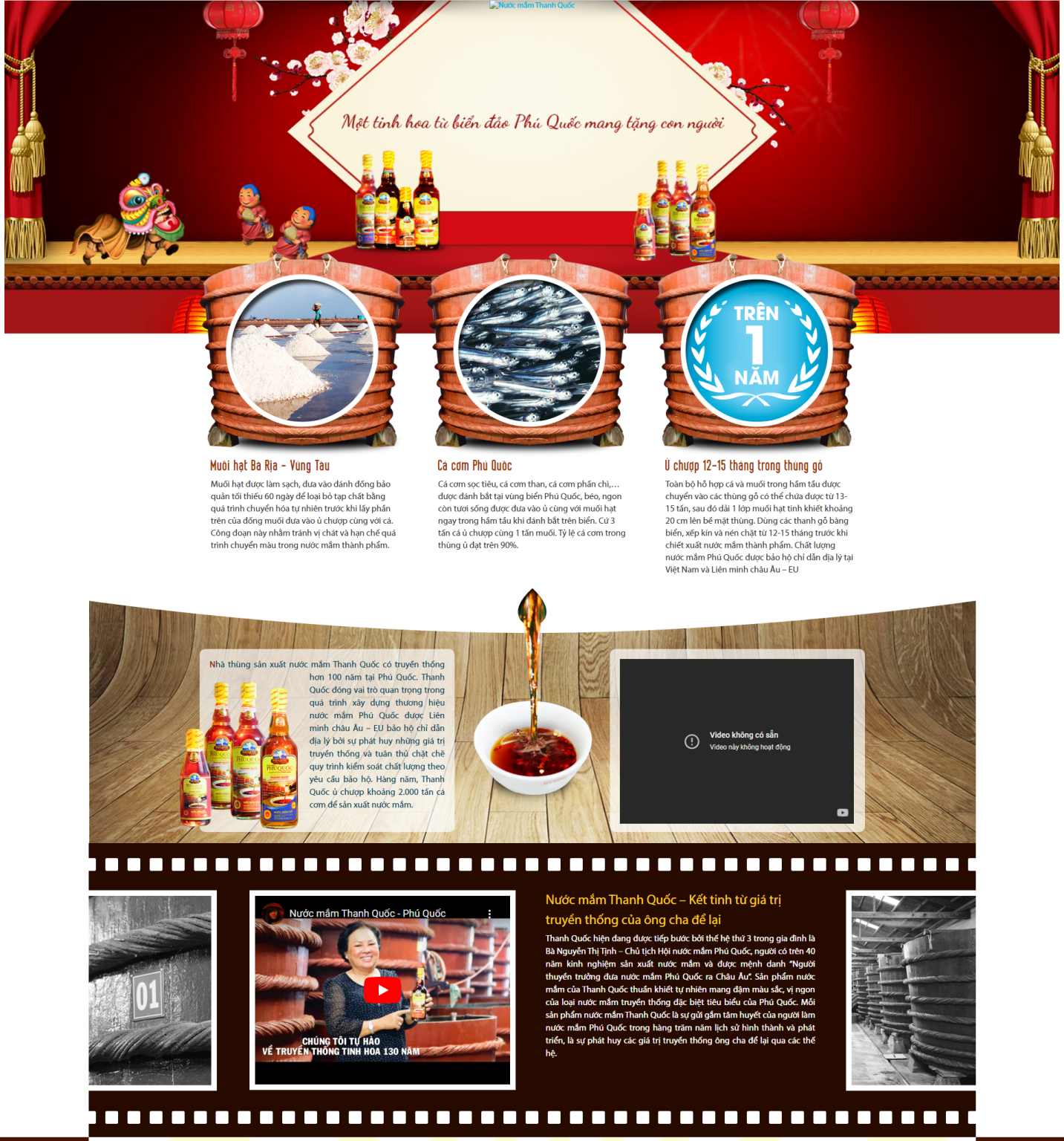 Xu Hướng Thiết Kế Website Bán Nước Mắm Nổi Bật