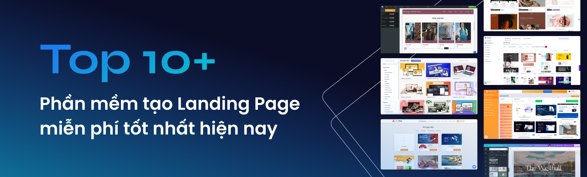 Các phần mềm thiết kế Landing Page phổ biến hiện nay