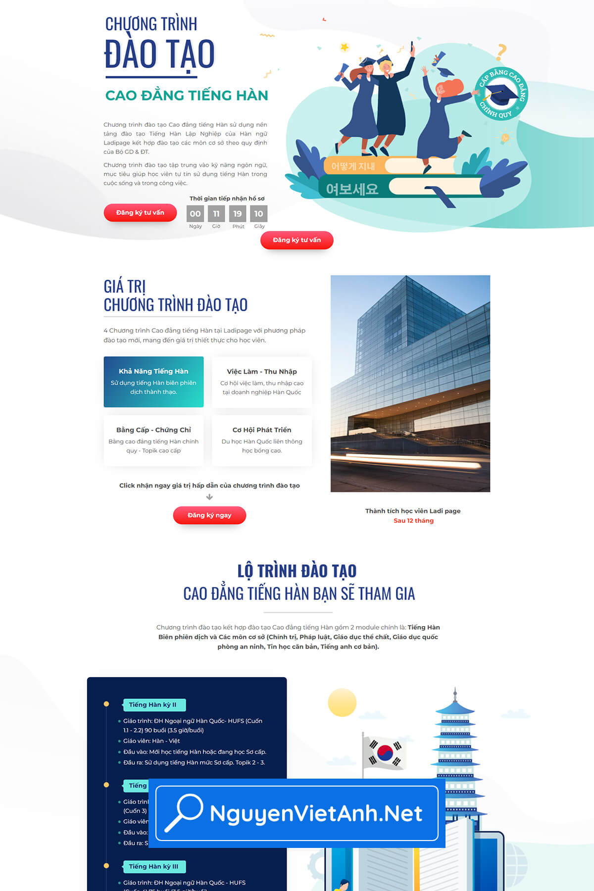 Cấu Trúc Của Một Landing Page Giáo Dục Hiệu Quả