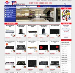 Dịch Vụ Thiết Kế Website Thiết Bị Gas