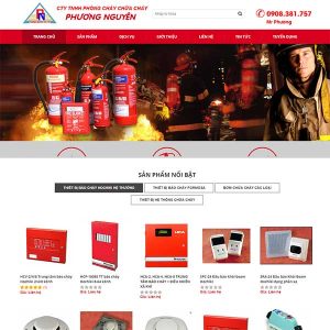 Dịch Vụ Thiết Kế Website Bán Thiết Bị PCCC