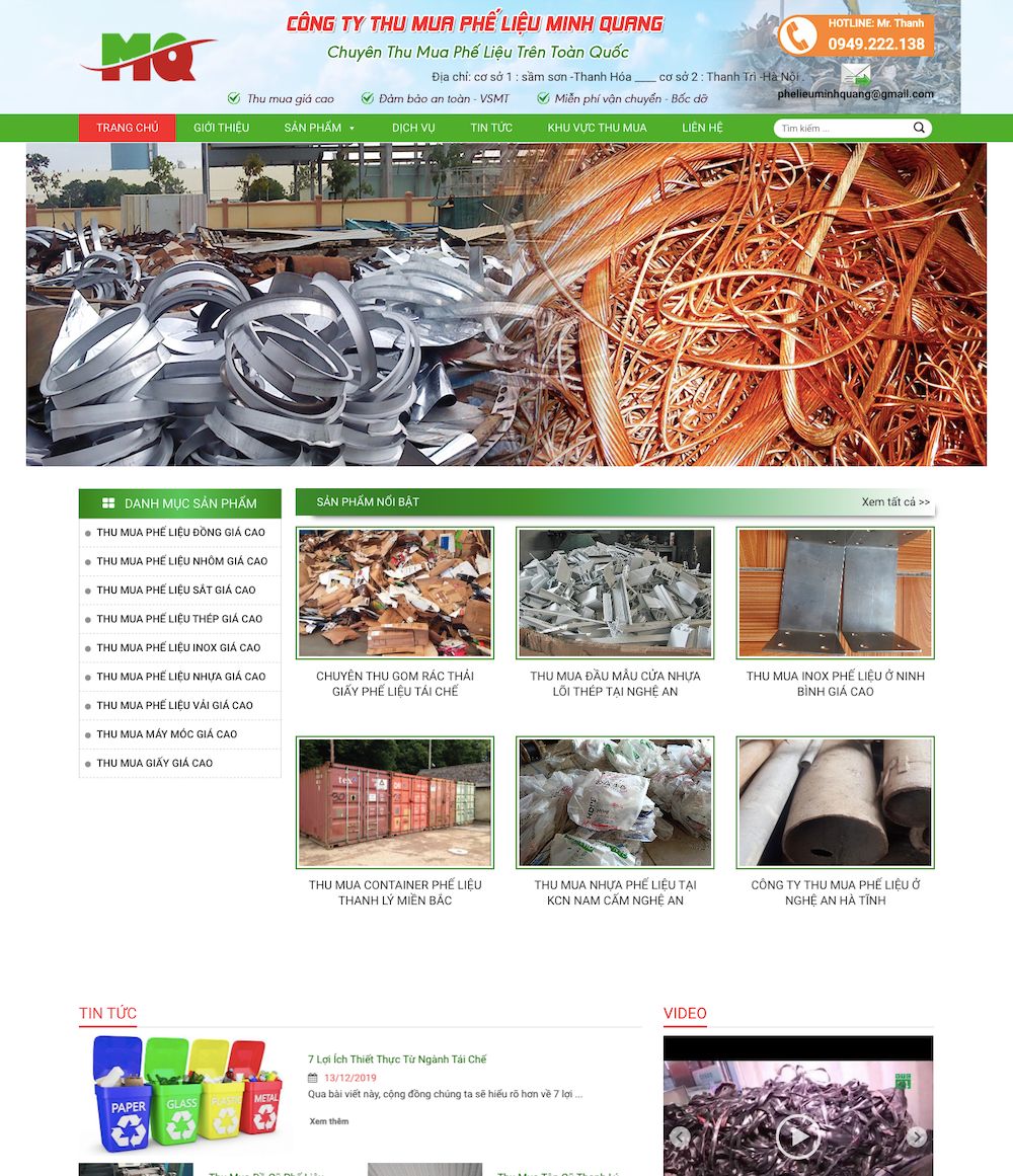Những Tính Năng Cần Có Của Một Website Thu Mua Phế Liệu Hiệu Quả