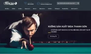 Dịch Vụ Thiết Kế Website Bán Dụng Cụ Bida