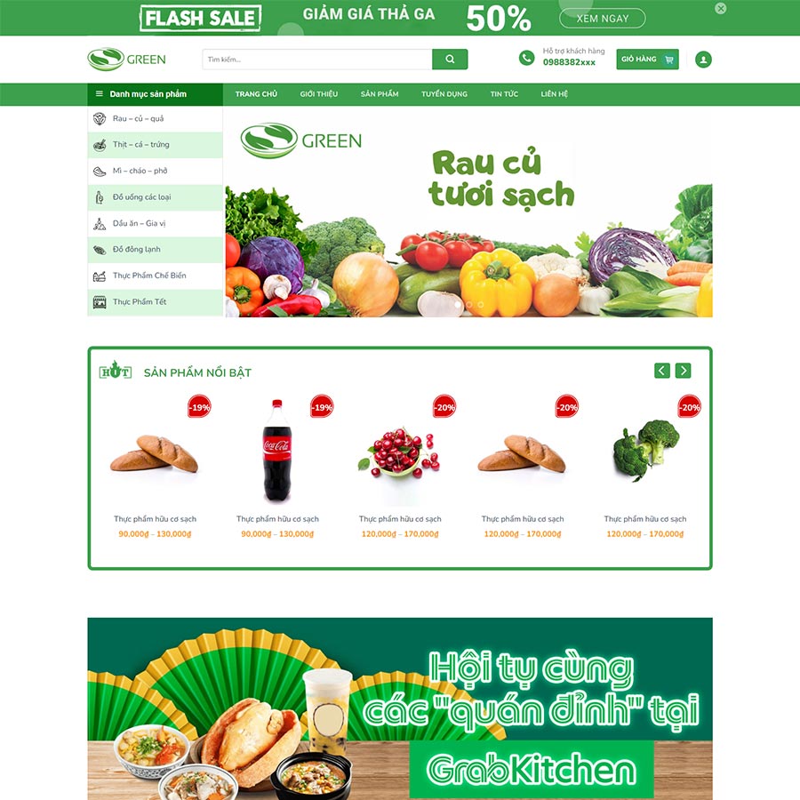 Dịch Vụ Thiết Kế Website Bách Hóa