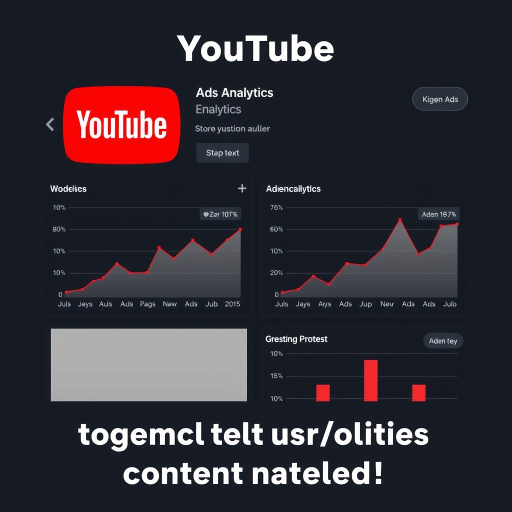 Bảng điều khiển phân tích chỉ số quảng cáo YouTube 