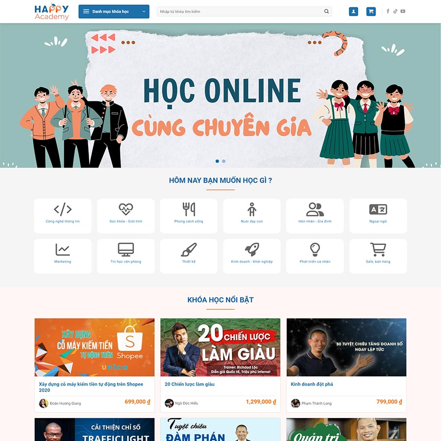 Những Tính Năng Cần Có Của Một Website Giáo Dục, Trường Học Hiệu Quả