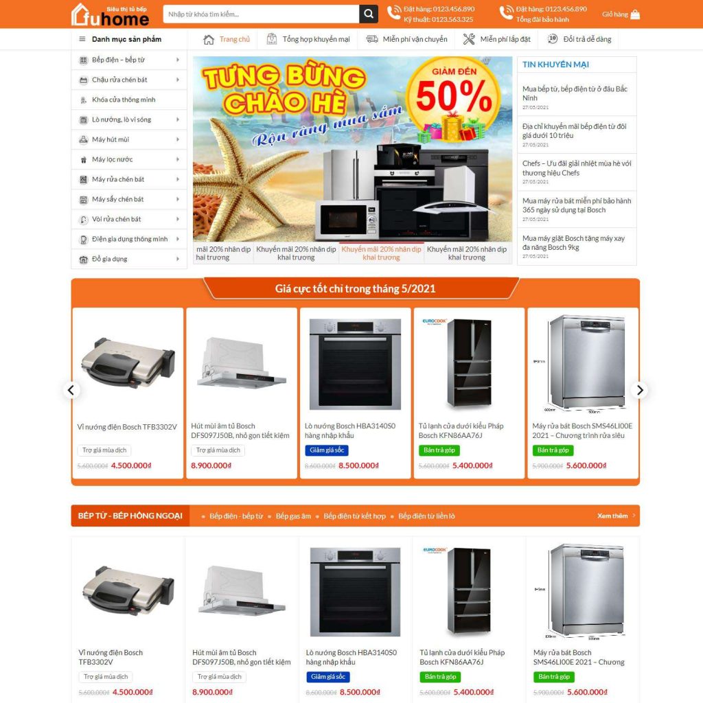 Những Tính Năng Cần Có Của Một Website Bán Thiết Bị Bếp Hiệu Quả