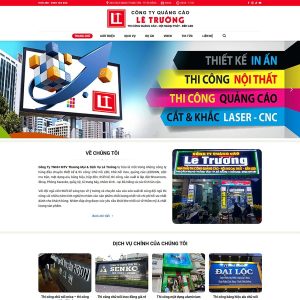 Dịch Vụ Thiết Kế Website Bảng Hiệu Quảng Cáo
