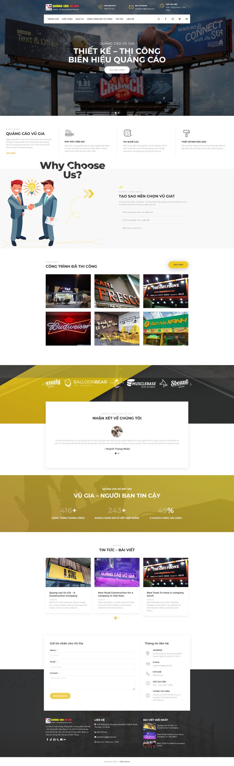 Những Tính Năng Cần Có Của Một Website Bảng Hiệu Quảng Cáo Hiệu Quả