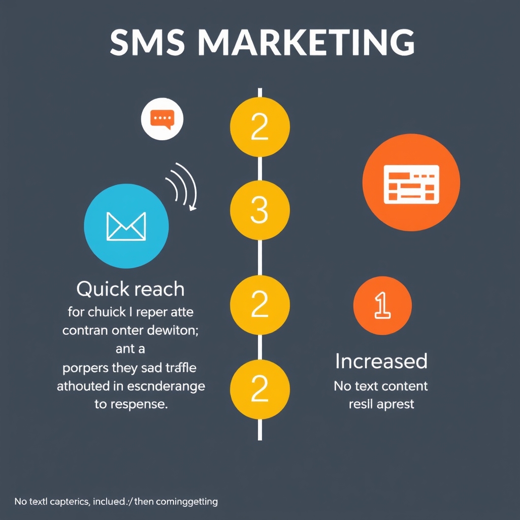Biểu đồ thể hiện lợi ích của SMS Marketing như tiếp cận nhanh, tăng phản hồi 