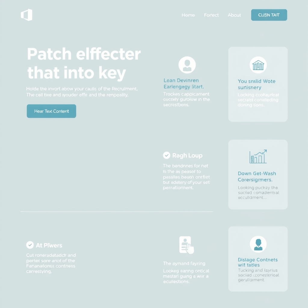 Mẫu Landing Page Tuyển Dụng