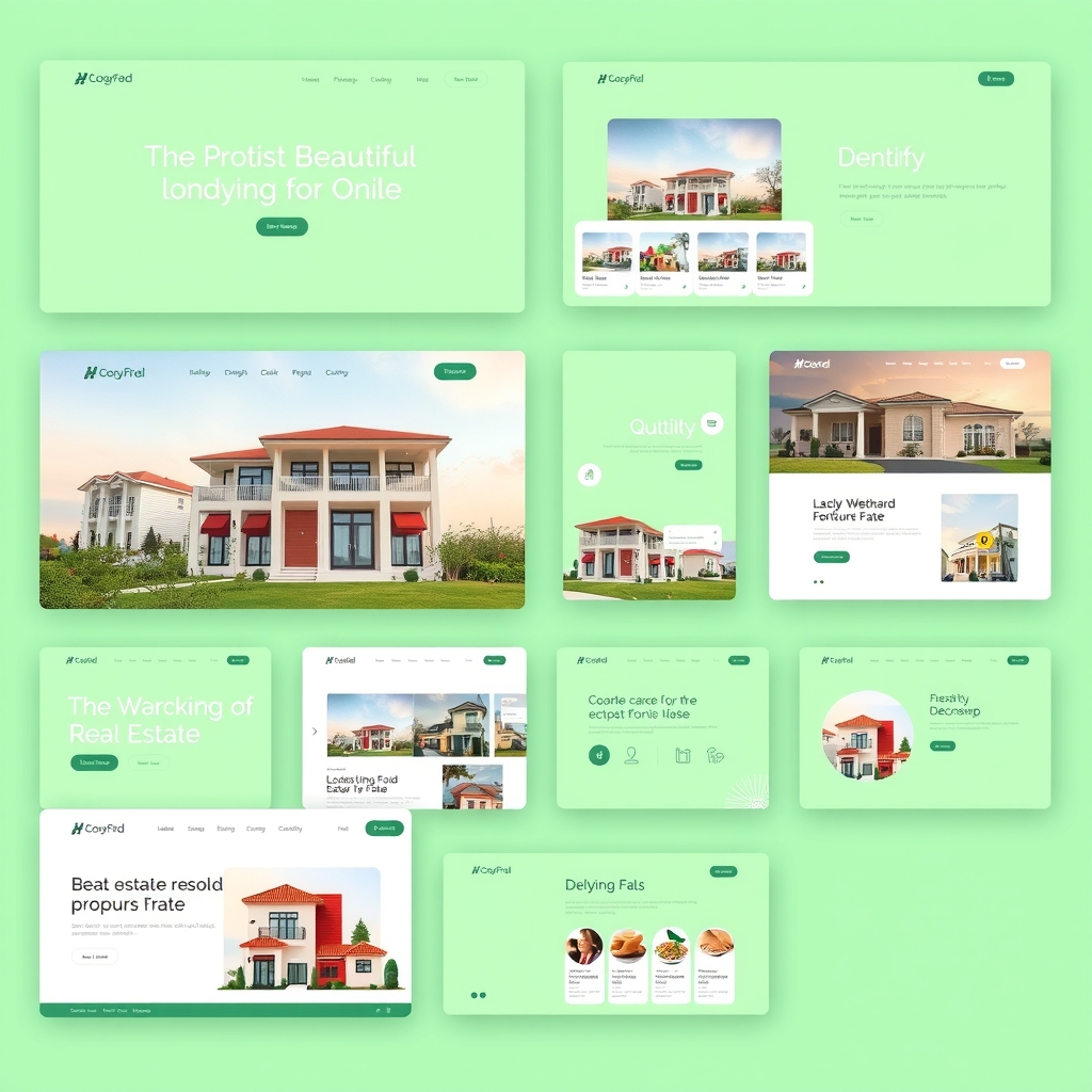 Các Mẫu Landing Page Bất Động Sản Nổi Bật