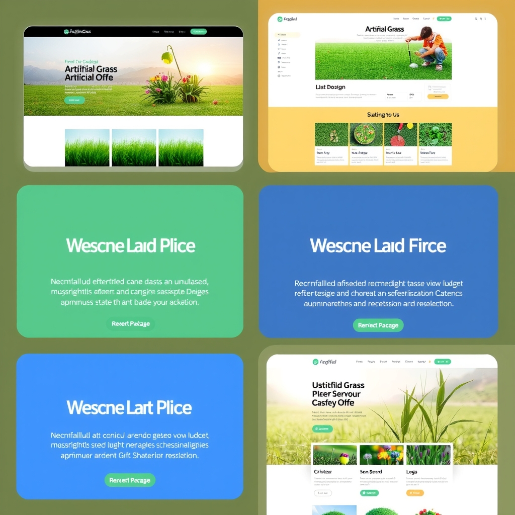 Thiết kế website Cung cấp và thi công Cỏ nhân tạo giá rẻ