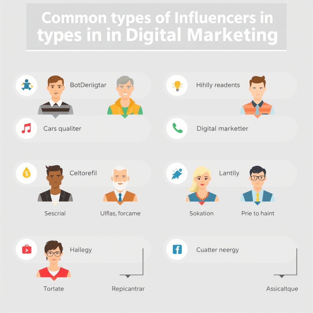 Các Loại Influencers Trong Digital Marketing