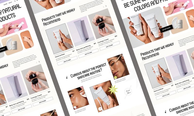 Ví dụ về Landing Page Mỹ phẩm thành công (và các yếu tố chung)
