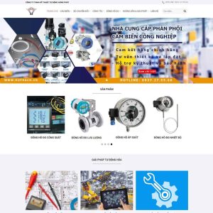 Dịch Vụ Thiết Kế Website Bán Thiết Bị Cảm Biến Công Nghiệp
