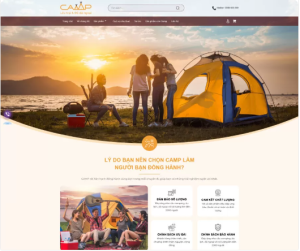 Dịch Vụ Thiết Kế Website Lều Du Lịch