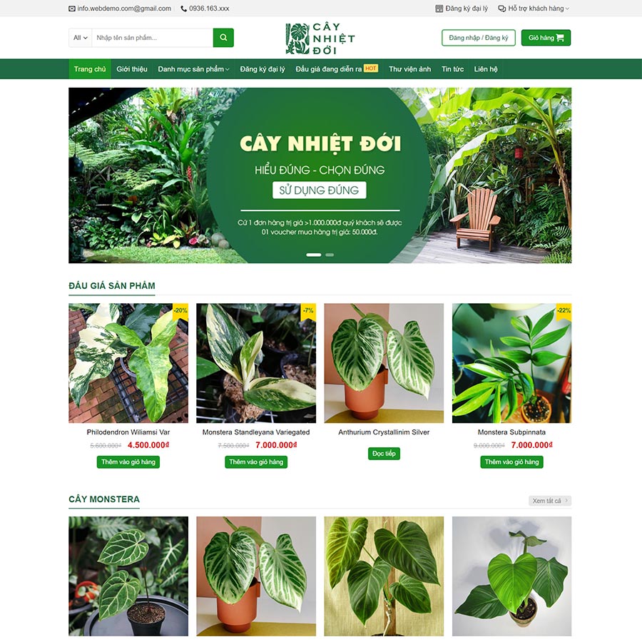 Những Tính Năng Không Thể Thiếu Của Một Website Bán Cây Cảnh Hiệu Quả