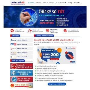 Dịch Vụ Thiết Kế Website Chữ Ký Số
