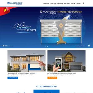 Dịch Vụ Thiết Kế Website Bán Cửa Cuốn