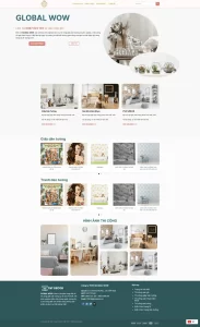 Dịch Vụ Thiết Kế Website Bán Giấy Dán Tường
