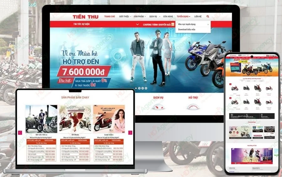 Làm Thế nào để Chọn Dịch vụ Thiết kế Website Bán Xe Máy Phù Hợp?