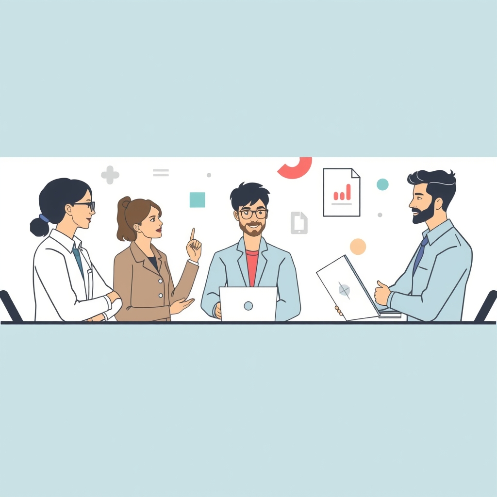 Đội ngũ PhucT Digital đang tư vấn giải pháp thiết kế website cho khách hàng 