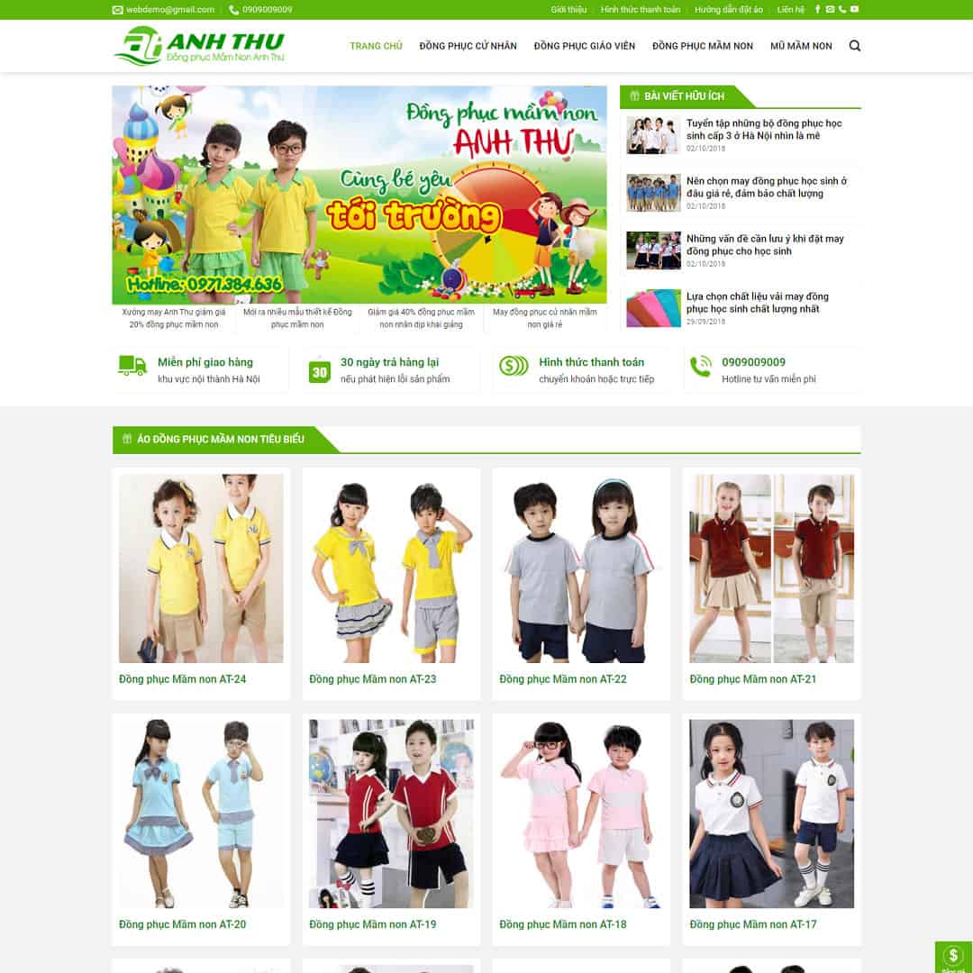 Tại Sao Bạn Cần Thiết Kế Website Bán Đồng Phục?