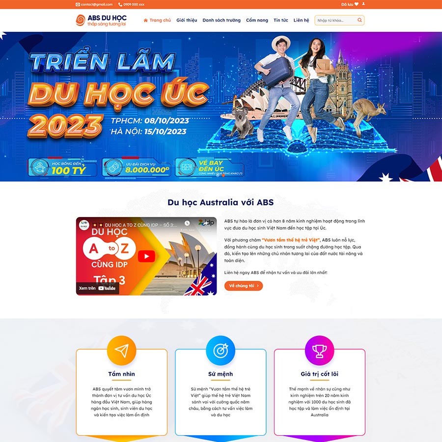 Tại Sao Nên Thiết Kế Website Du Học Tại PhucT Digital?