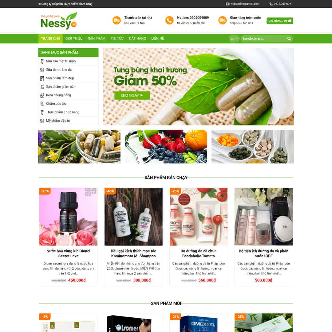 Những Tính Năng Cần Có Của Một Website Mỹ Phẩm Hiệu Quả