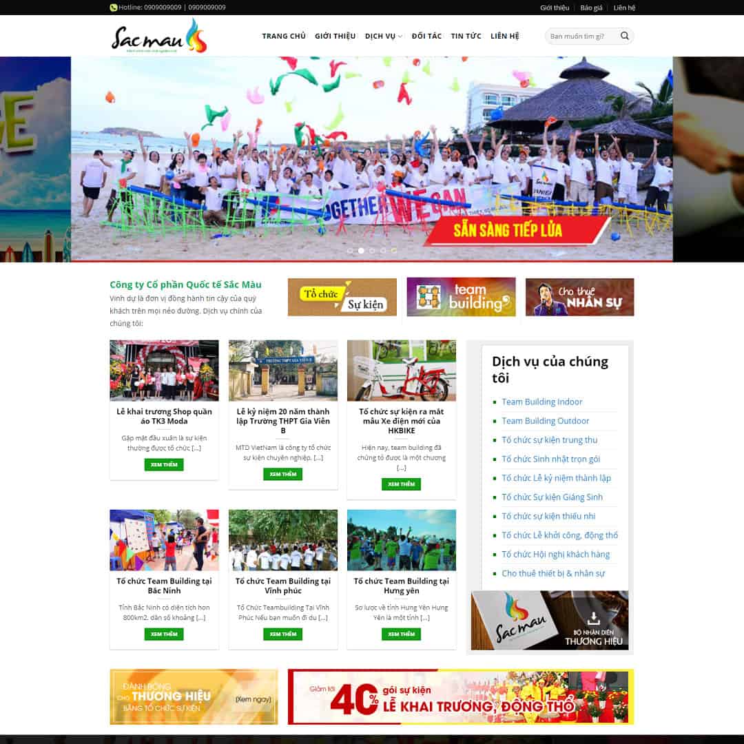 Tại Sao Bạn Cần Thiết Kế Website Tổ Chức Sự Kiện?