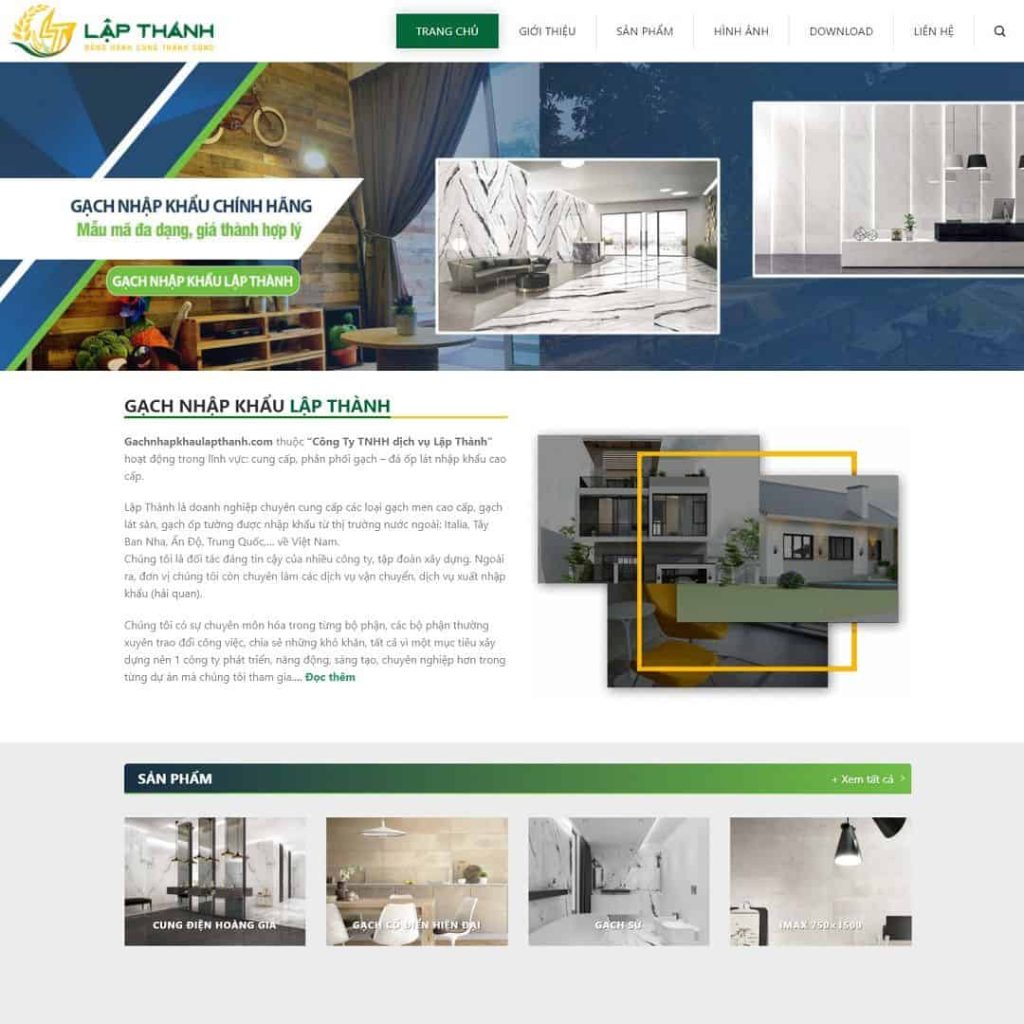 Dịch Vụ Thiết kế Website Gạch