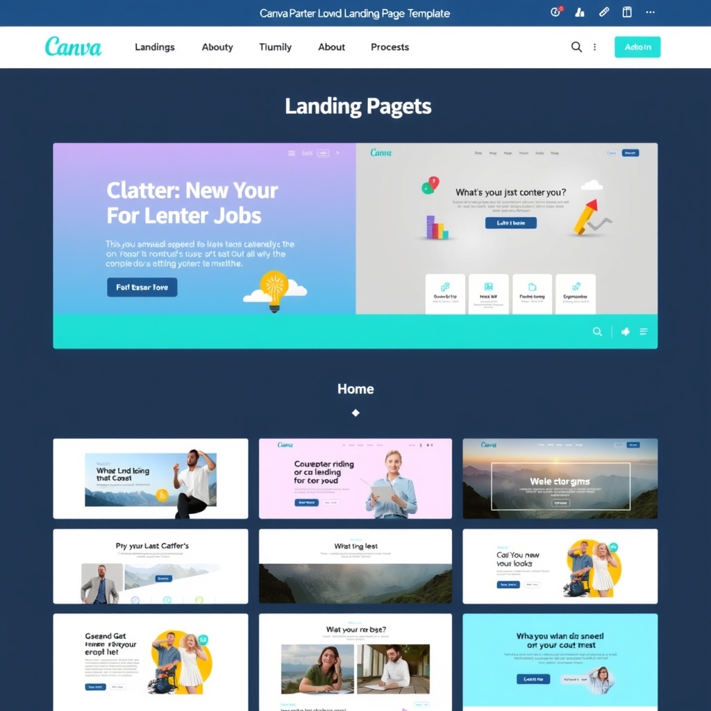 Tạo Landing Page Bằng Canva