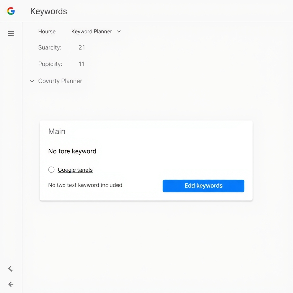Cách Sử Dụng Google Keyword Planner
