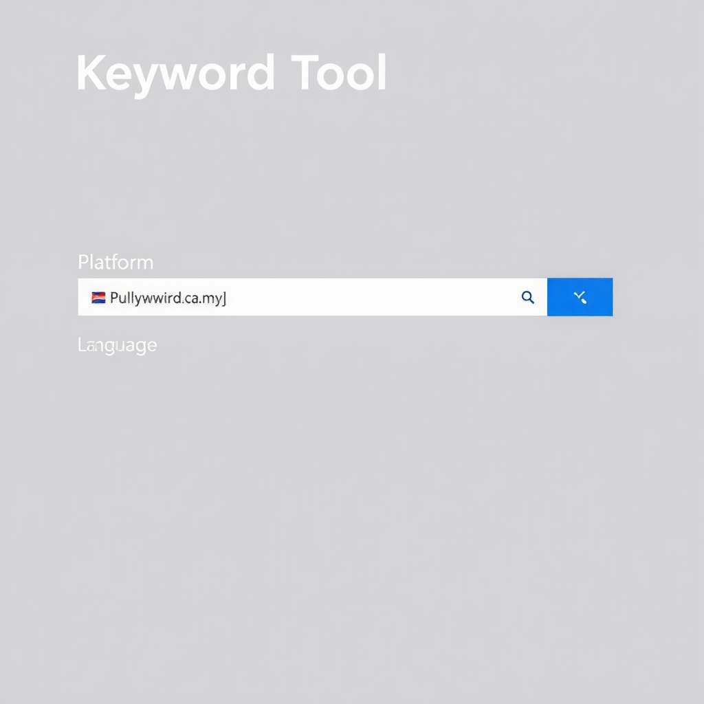 Sử Dụng Keyword Tool