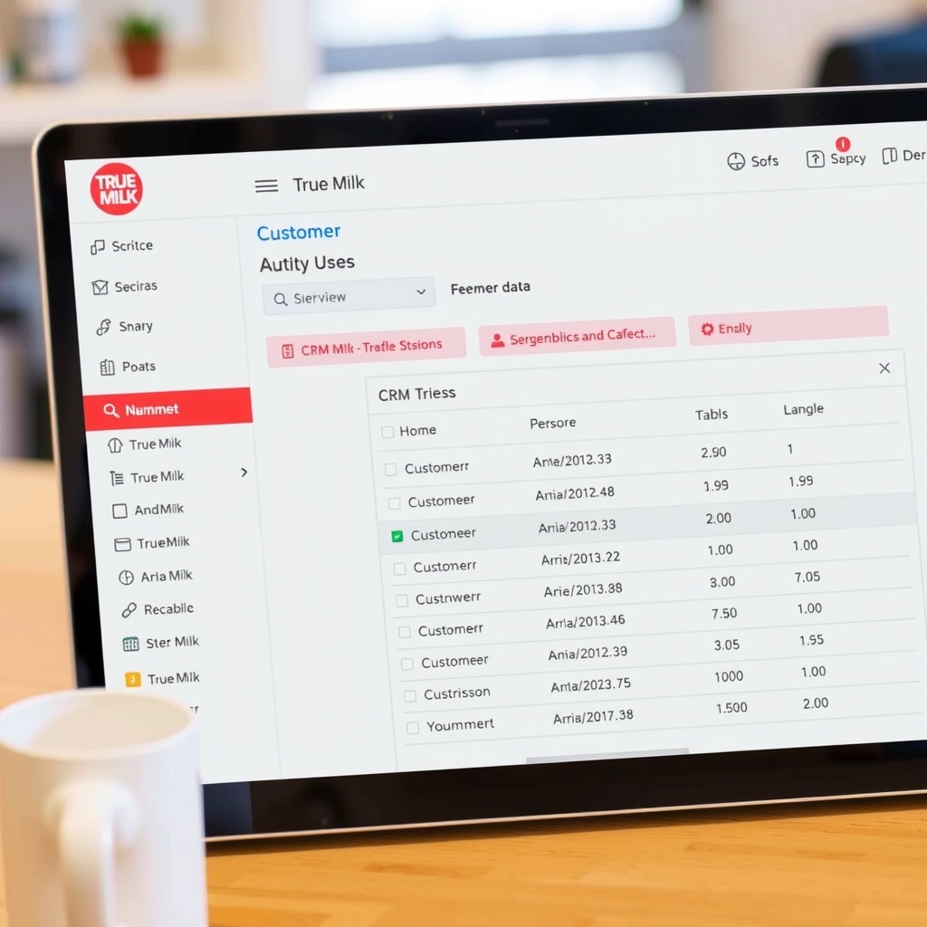 Ứng Dụng Công Nghệ: Hệ Thống CRM Của TH True Milk