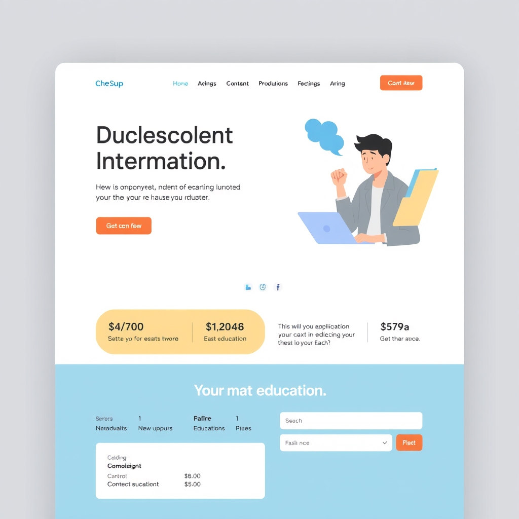 Mẫu Landing Page Giáo Dục