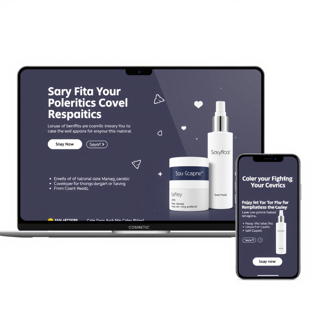 Landing Page Mỹ Phẩm