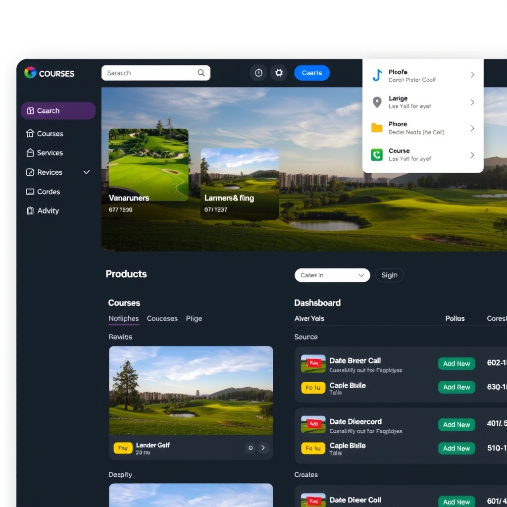 Dịch Vụ Thiết Kế Website Ngành Golf
