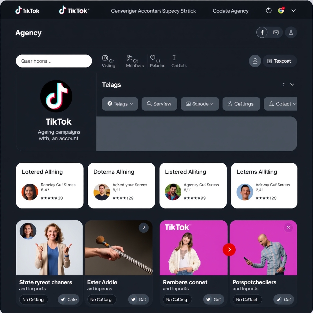 Tài Khoản Agency TikTok
