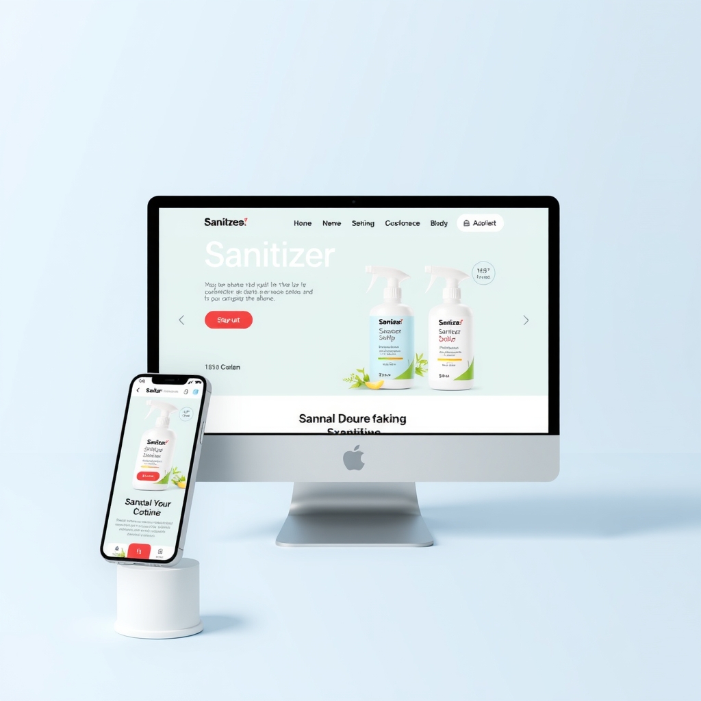 Dịch Vụ Thiết Kế Website Bán Dung Dịch Sát Khuẩn