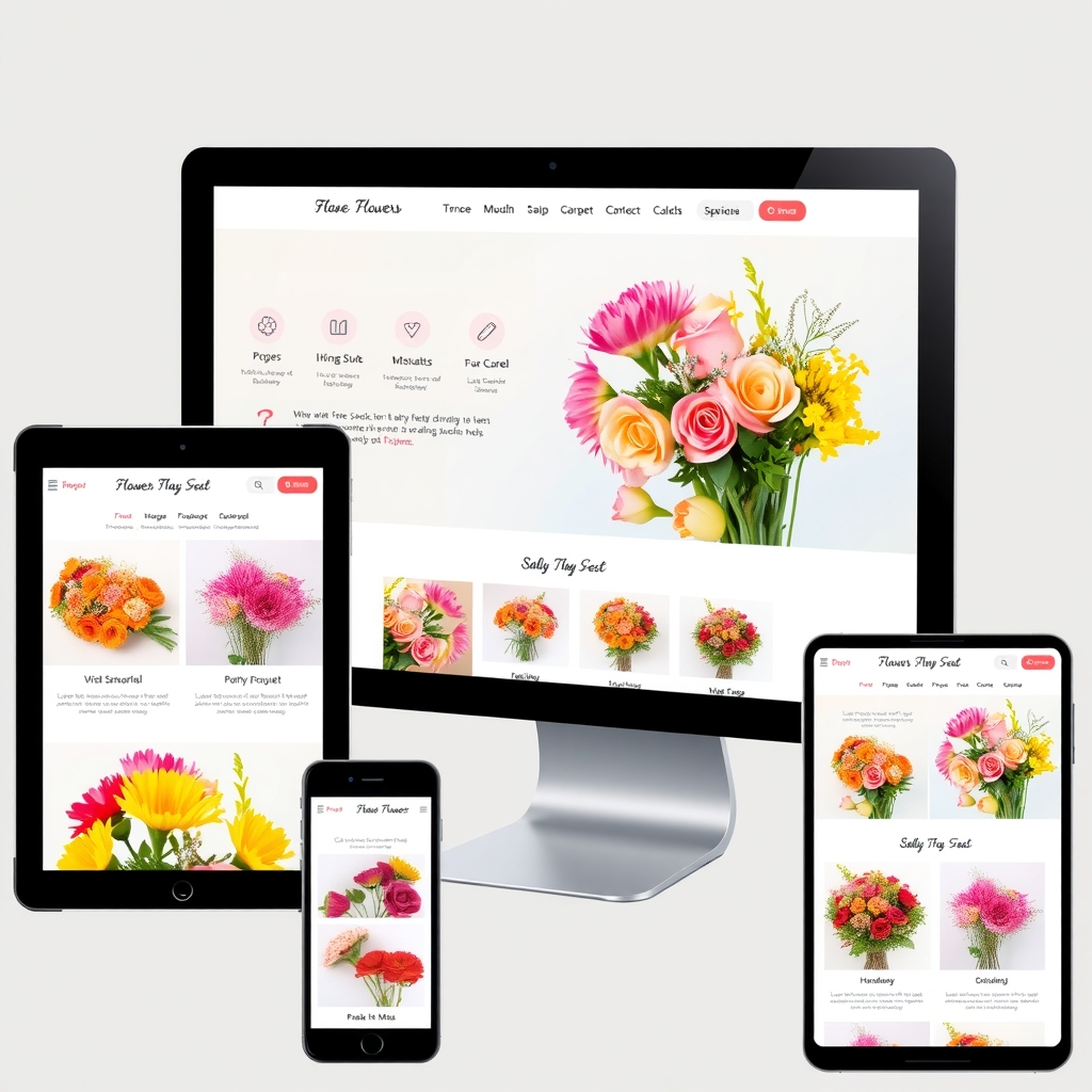 Dịch Vụ Thiết Kế Website Bán Hoa